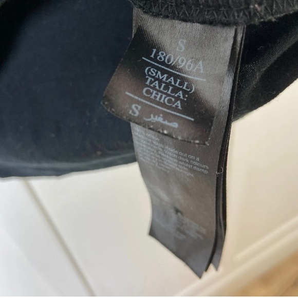 All Saints T Shirt Ramskull Logo Black Small Short Sleeve - Picture 4 of 7